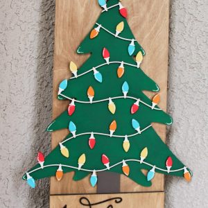 Christmas Porch Leaner: Interchangeable Tree & Truck Sign