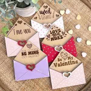Wooden Gift Card Holders, Wooden Heart Box, Gift For Valentines Day, Gift for Girlfriend Wife Boyfriend Husband