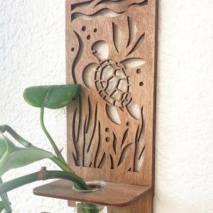 Sea Turtle Plant Propagation Station: Beachy Decor, Baltic Birch